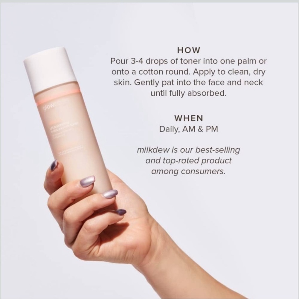 🆕Glowoasis Milkdew PH Balancing Moisture Milk Toner - Picture 8 of 9